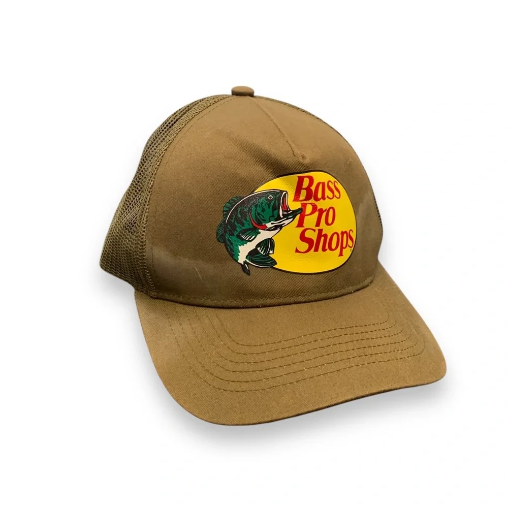 Bass pro shops mesh Olive snapback hat
